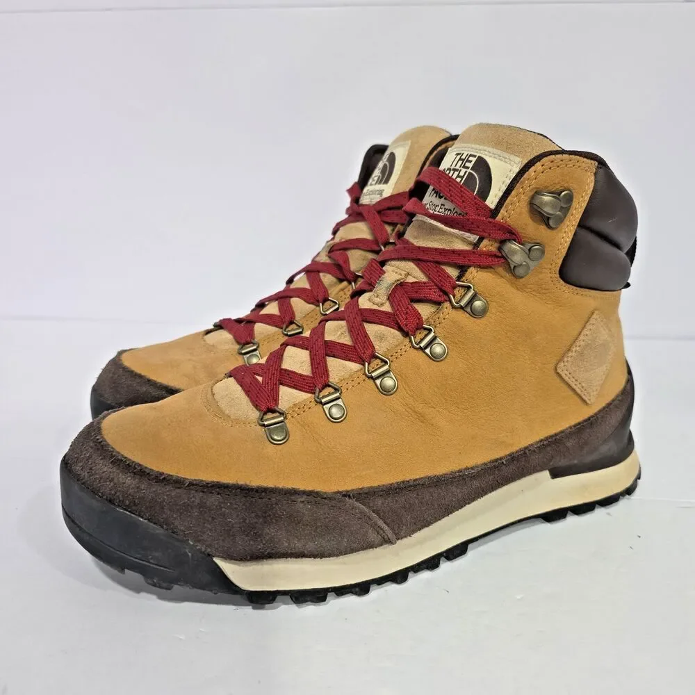 The North Face Back-to-Berkeley Boots Men 10.5 Brown Black Red Waterproof Prima